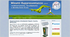 Desktop Screenshot of minettirappresentanze.com